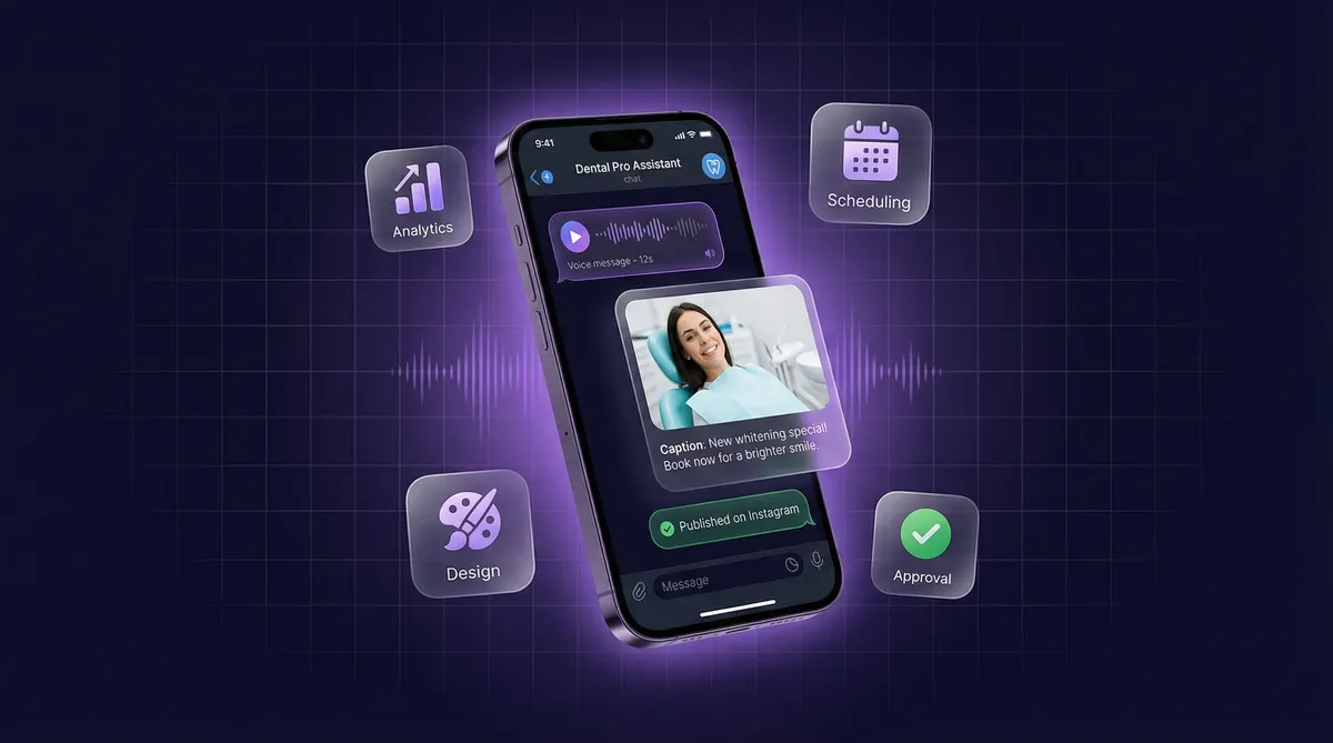Control your AI team from Telegram with text or voice